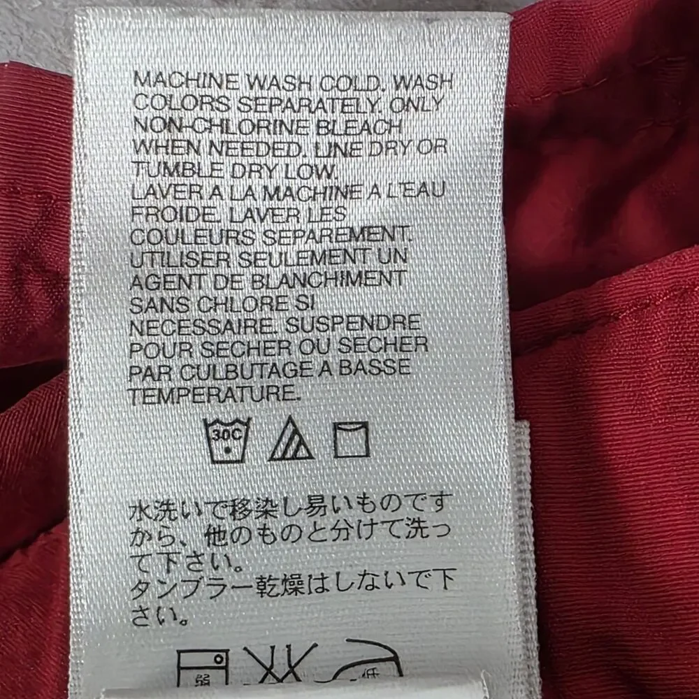 The North Face Men's Large Red Lined Nylon Shorts